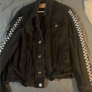 Rue 21 checker hoodie
